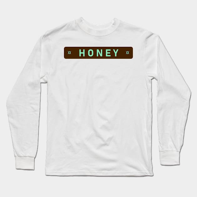 Honey : Long Sleeve T-Shirt by Annie Pom Freitag